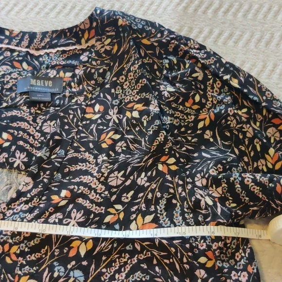 Anthropologie Maeve Fall Leaves Tunic Dress Size Small - Picture 4 of 8